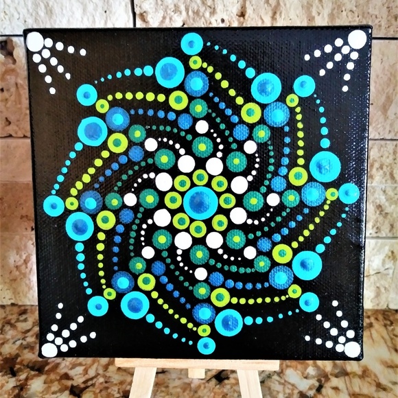 NEW Mandala Canvas Painting - Picture 2 of 3
